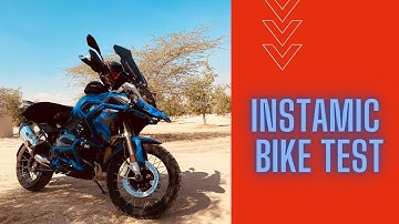 Instamic pro motovlog test with my insta 360 one r.