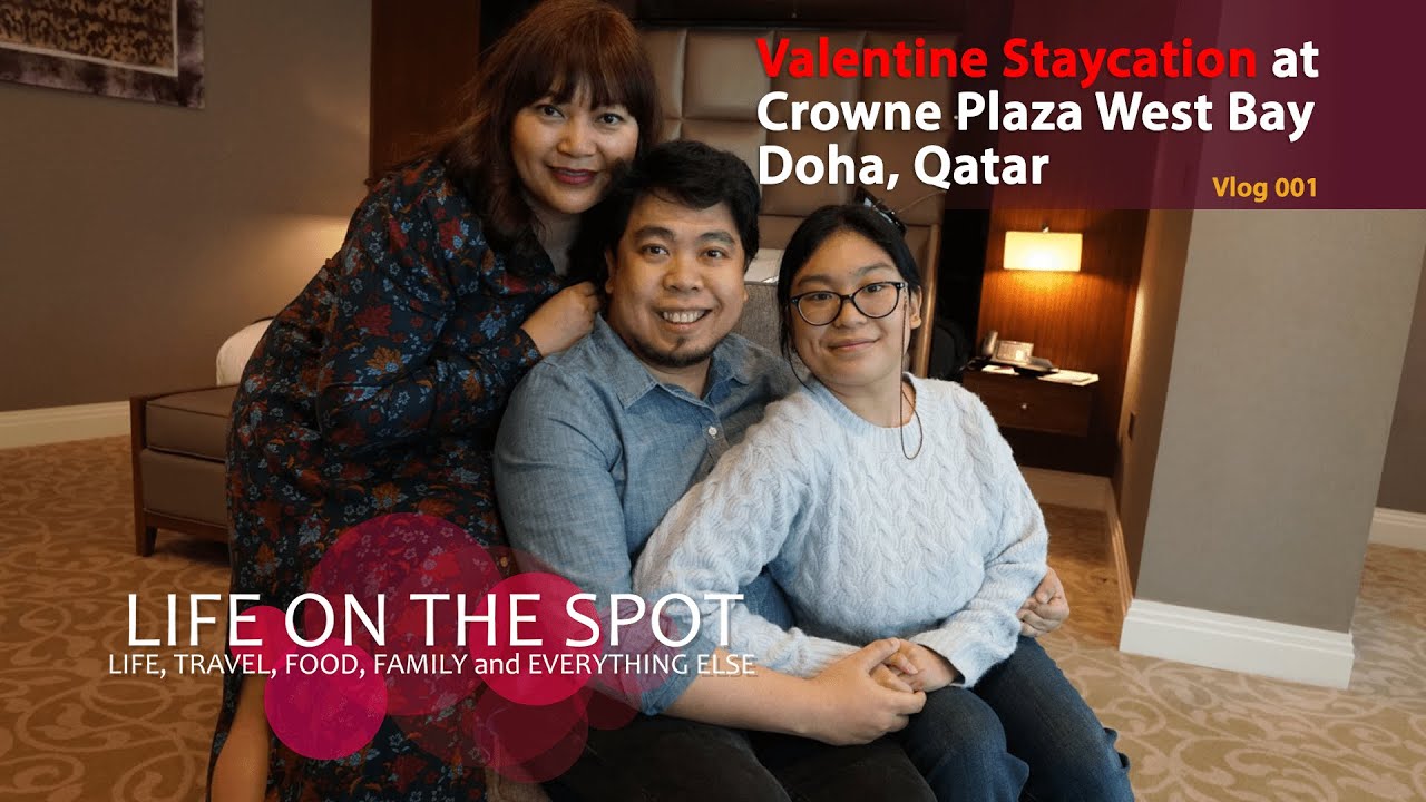Valentine Staycation at Crowne Plaza West Bay, Doha, Qatar - YouTube