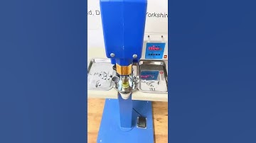 upholstery button covering machine