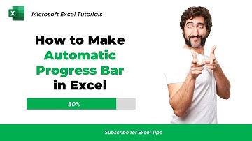 How to create a Responsive Progress Bar in Excel | Excel tips | Excel tutorials