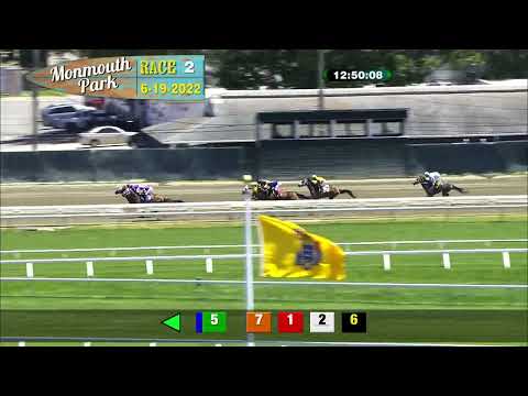 video thumbnail for MONMOUTH PARK 06-19-22 RACE 2