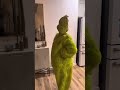 I surprised my wife with a grinch costume #shorts #couple #relationship