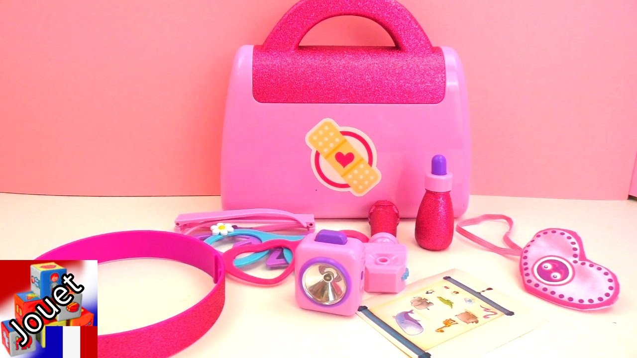 Doc McStuffins Sac De Médecin Jouet Avec 5 Accessoires – Kit Hôpital Pour Enfants Dès 3 Ans