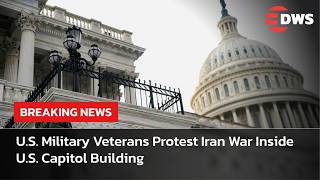 BREAKING: U.S. Military Veterans Protest Iran War Inside U.S. Capitol Building | AC15
