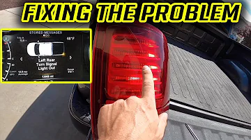 Diagnosing Tail Light Turn Signal Light Out RAM truck