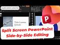 How to Split Your Screen Interface to Edit Two Slidedecks Side by Side in Microsoft PowerPoint