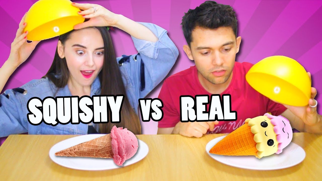 SQUISHY FOOD VS REAL FOOD Partea a doua! - YouTube