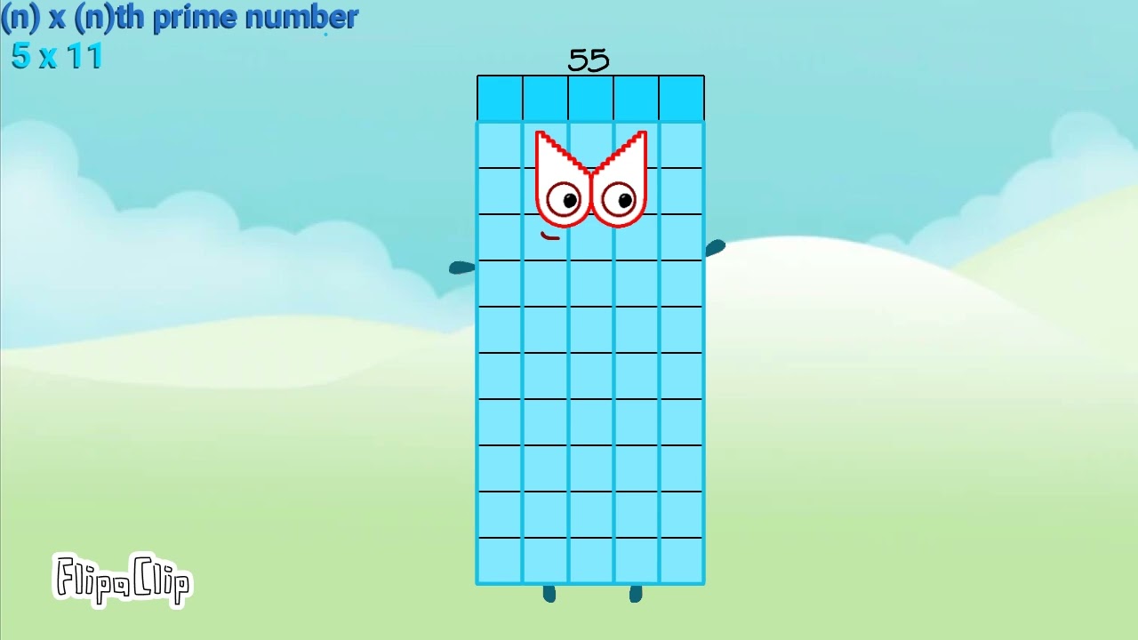 N) x (N)th prime Numberblocks band 1 - YouTube