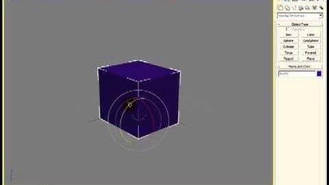 3ds max Fontys Rotating Objects