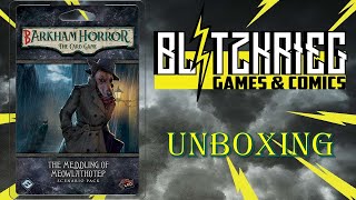 Barkham Horror Card Game Meddling of Meowlathotep Scenario Pack Unboxing Arkham Horror Expansion screenshot 5