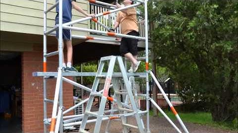 Tower Scaffold time lapse setup