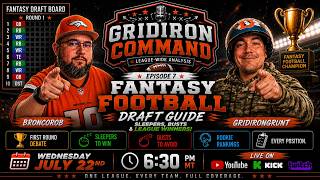 Fantasy Football Draft Guide 2026 | Sleepers, Busts & League Winners | Gridiron Command
