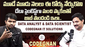 Sai Ram Explains the Roles of a Data Analyst & Data Scientist | Codegnan IT Solutions