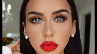 GET READY WITH ME: CLASSIC GLAM +KKW REVIEW & GIVEAWAY