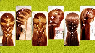 Trending Mini Claw Clip Hairstyles/Cute and Easy Front Hairstyles with Claw Clip/Open Hairstyle