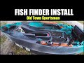 Fish Finder Installation Old Town Sportsman Autopilot 120, 136, and 106 Powered Minn Kota