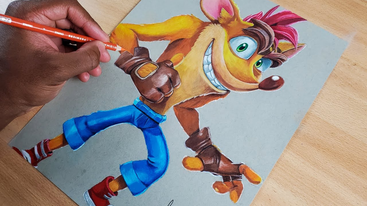 Drawing Crash Bandicoot - Crash Bandicoot 4 : It's About Time | PS4