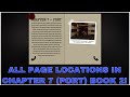 ALL PAGE LOCATIONS IN CHAPTER 7 *PORT* BOOK 2! (ROBLOX PIGGY)