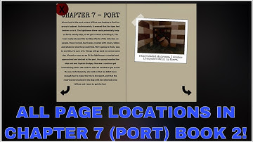 ALL PAGE LOCATIONS IN CHAPTER 7 *PORT* BOOK 2! (ROBLOX PIGGY)