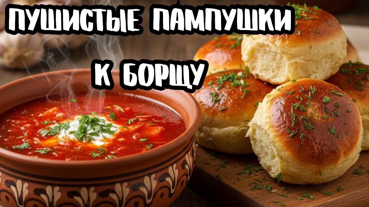 Пампушки к борщу: Пушистые как облако! Весь секрет в заправке»