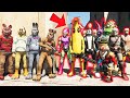 JRS ANIMATRONICS vs FORTNITE ARMY! (GTA 5 FNAF Mods)