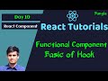 #10 React Basic 2 Pro Bangla Video Tutorial - Functional Component in React - Access/Update State