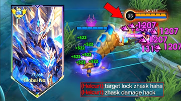 ZHASK BROKEN BUILD FULL DAMAGE HACK FOR 2025🔥 PERFECT LATE GAME BUILD!(100% BROKEN)MLBB✓