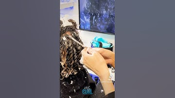 Two Strand Twist- before after using My Curl products