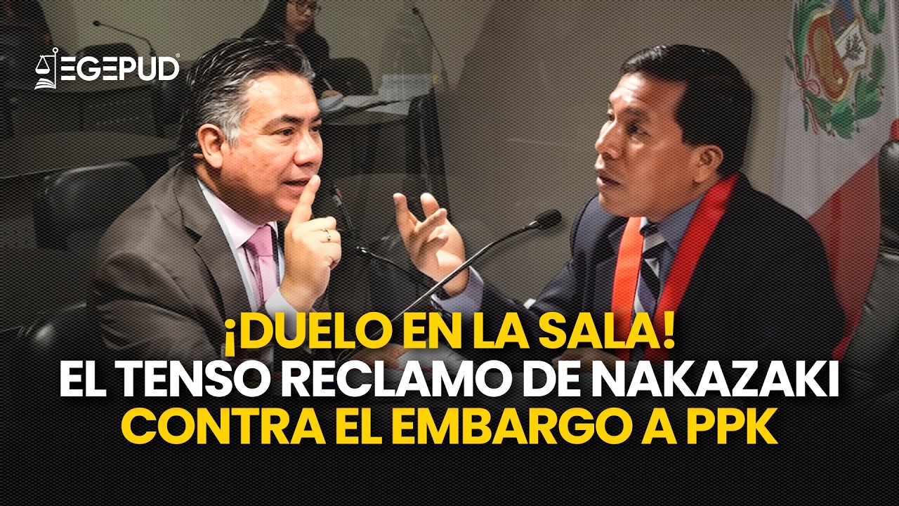 ¡Duelo en la Sala! El tenso reclamo de Nakazaki contra el embargo a Kuczynski