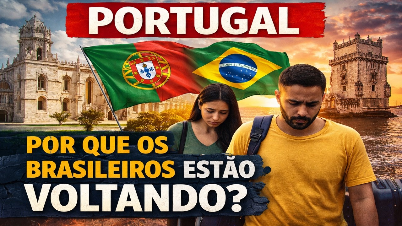 Portugal: Por que os Brasileiros estão VOLTANDO?