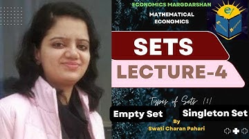 SETS || PART-4 || TYPES OF SETS-1 ||MATHEMATICAL ECONOMICS || IGNOU BECC 102 & MEC 003/103