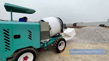 Self Loading concrete mixer truck for sale. #concretemachinery #concretemixer #selfloader