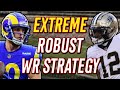 Extreme Robust Wide Receiver Strategy - 2023 Fantasy Football Advice
