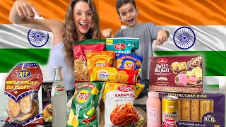 Trying INDIAN SNACKS with my 6 Year Old!! | Which one is your favourite?!