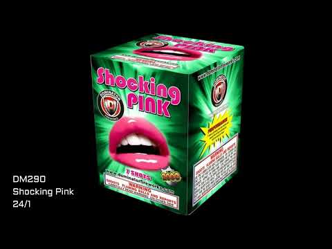 DM290 Shocking Pink 200G Cake By Dominator Fireworks