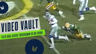 Shawn Springs Returns Blocked Field Goal for a Touchdown vs Packers | Seahawks Video Vault 1999