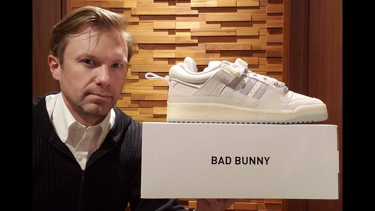Bad Bunny FINAL Colorway w/ Adidas Forum Low WHITE unboxing review