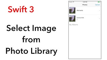 How to pick image from Photo Library (Swift 3 + Xcode 8.2.1)