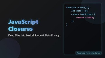 JavaScript Closures Explained: Scope, Data Privacy & Practical Use Cases