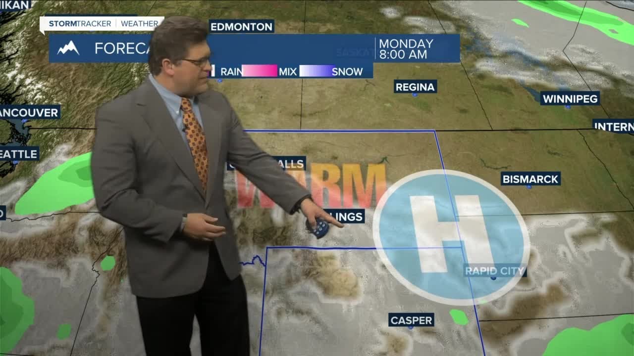 Q2 Billings Area Weather: Warm and dry today, Chance of rain mid-week ...