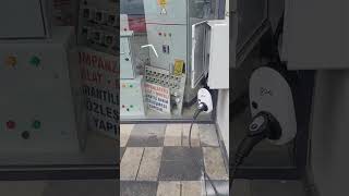 Togg T10X Ankara İvedik Organize Sanayide Taşınabilir Şarj İstasyonu go-e İle Şarjda