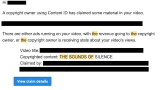 YouTube Just Copyrighted SILENCE