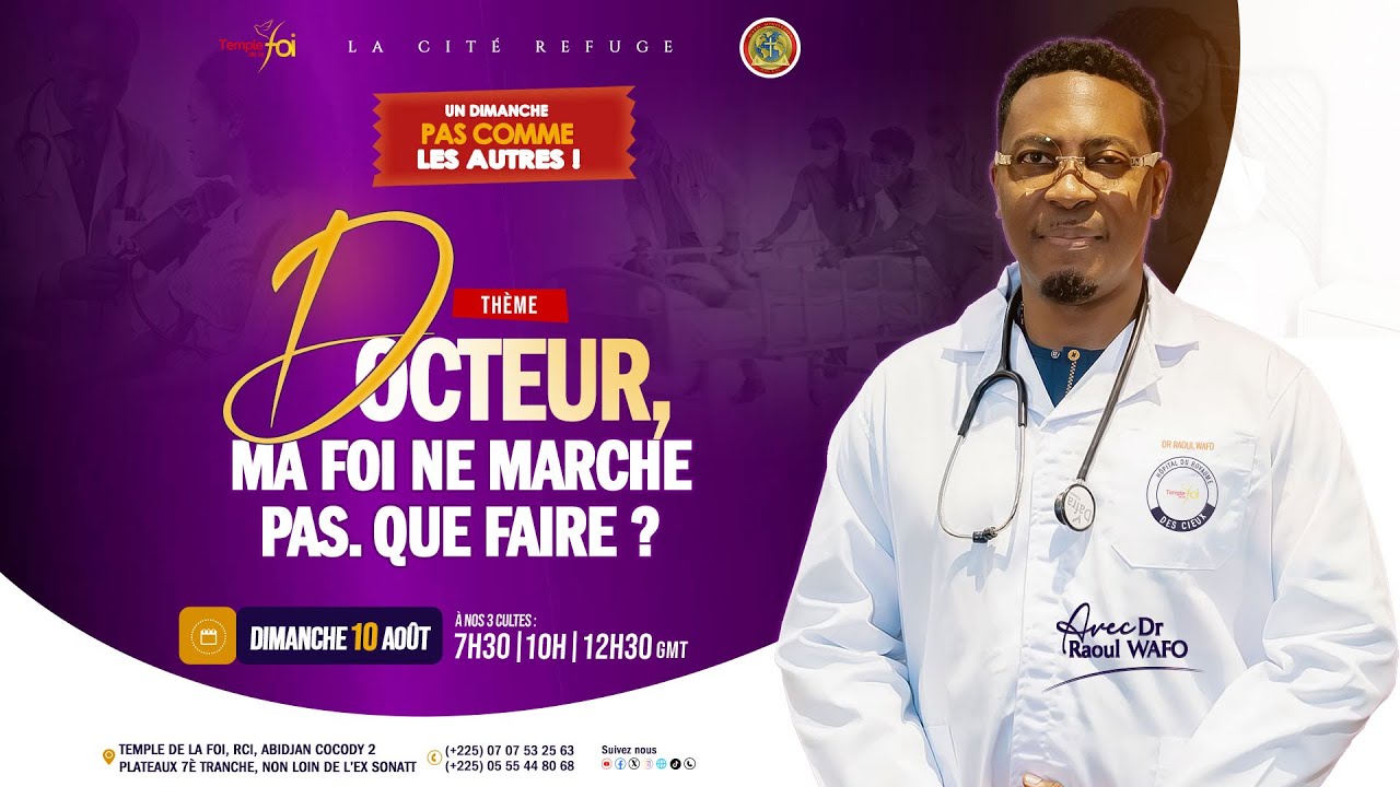 🔥3ÈME CULTE - UN DIMANCHE PAS COMME LES AUTRES I 10 AOÛT 2025 / TEMPLE DE LA FOI🔥