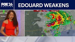 Houston weather: Edouard weakens to Tropical Depression