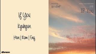 Kyuhyun (규현) – If You (최고의 한방 OST Part 6) (Han|Rom|Eng Lyrics)