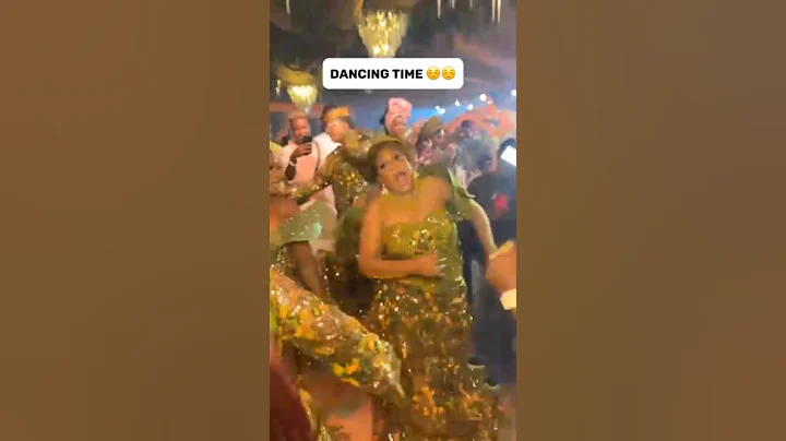 Actress and film maker Toyin Abraham takes over the dance floor #jp2025 #wedding #shorts