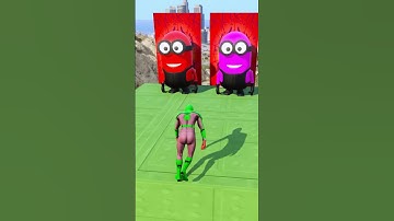 GTA 5 Epic Ragdolls | Spider-Man Jumps/Fails ep. 2961