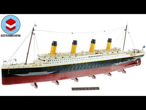 LEGO for Adults 10294 Titanic gets longest designer video