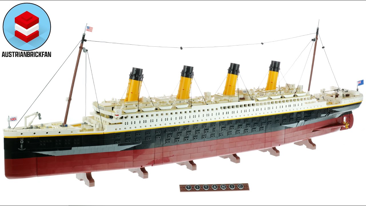 Engager deres inch LEGO Titanic Speed Build - Creator 10294 - Longest LEGO Set ever - YouTube