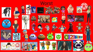 My best to worst characters list V4 (Disowned for Mirabel, Isabela and Luisa)